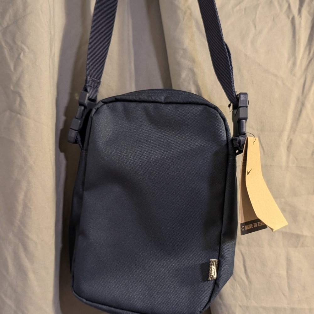 Nike Logo Dark Blue Messenger Crossbody Bag Purse